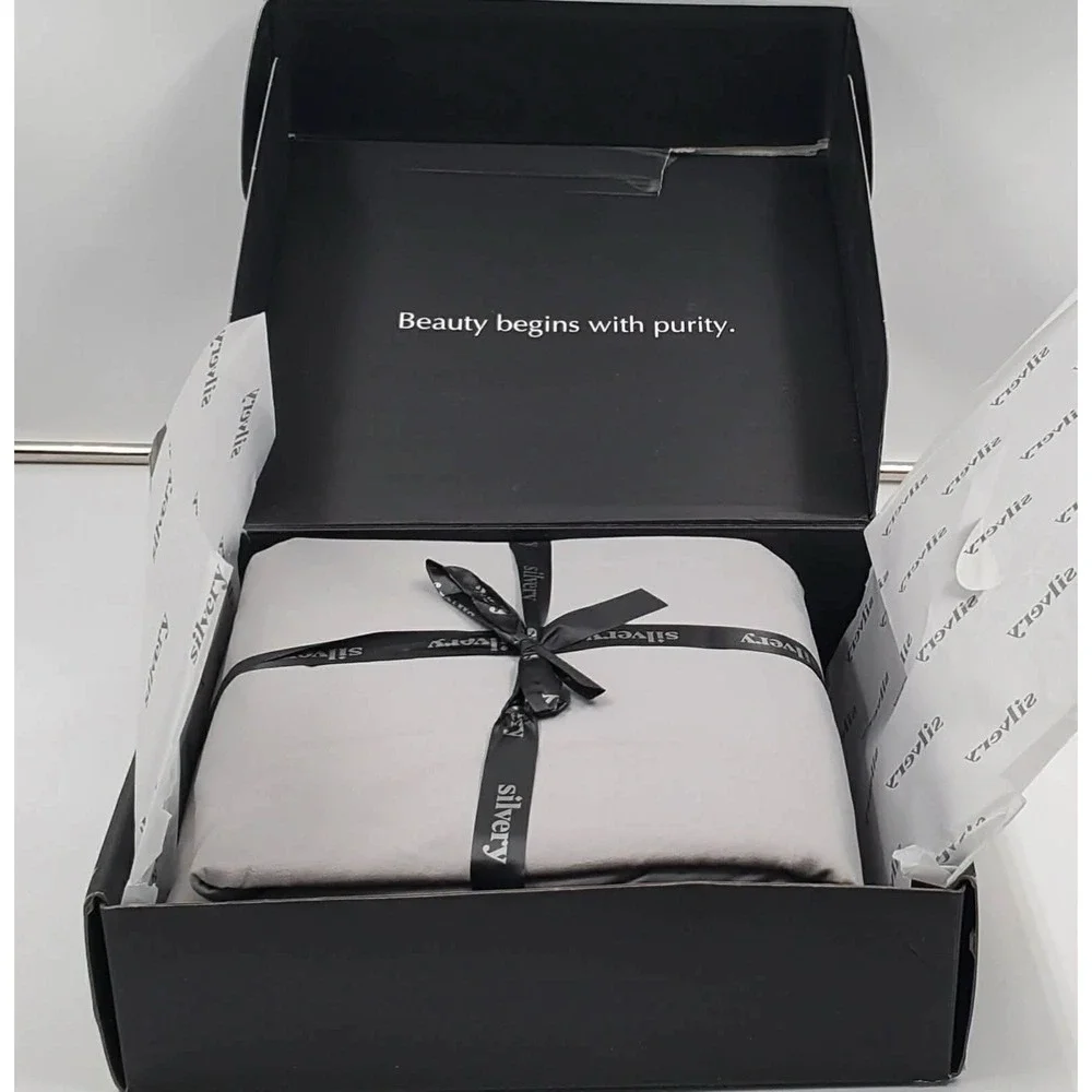 Silver Infused Bed Sheets Set - Award-Winning Self-Cooling Fabric with Self-C...